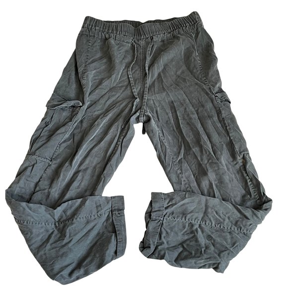 Lululemon Move Lightly Pant Cargo Crop 25” Evergreen Tencel SZ 6 - Picture 3 of 7